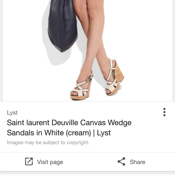 Yves Saint Laurent wedges - Picture 6 of 6